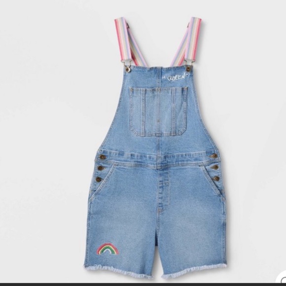 Target Pants - NEW Takepride Denim Overalls Rainbow Queen Size XXL